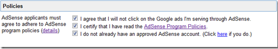 adsense policies