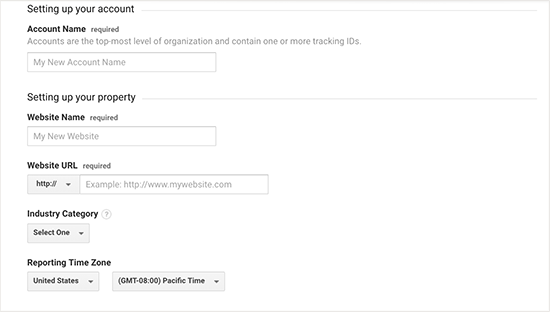 google analytics website details